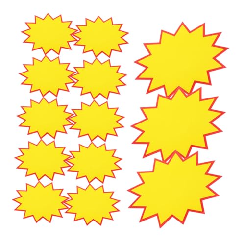 Gatuida 200pcs Large Burst Form Blank Star Einzelhandelsverkaufsschilder Für Supermarktzubehör Zum Markieren Von Preisen Und Anzeigen Von Verkaufspapierschildern Für Gatuida 200pcs Large Burst Form Blank Star Einzelhandelsverkaufsschilder Für Supermarktzubehör Zum Markieren Von Preisen Und Anzeigen Von Verkaufspapierschildern Für von Gatuida