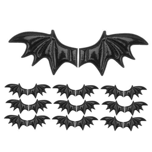 Gatuida 20Stücke Fledermausflügel Applikationen für DIY Dekoration Gruselige Fledermausflügel zum Aufnähen oder Aufbügeln für Halloween Cosplay und Themenpartys Gatuida 20Stücke Fledermausflügel Applikationen für DIY Dekoration Gruselige Fledermausflügel zum Aufnähen oder Aufbügeln für Halloween Cosplay und Themenpartys von Gatuida