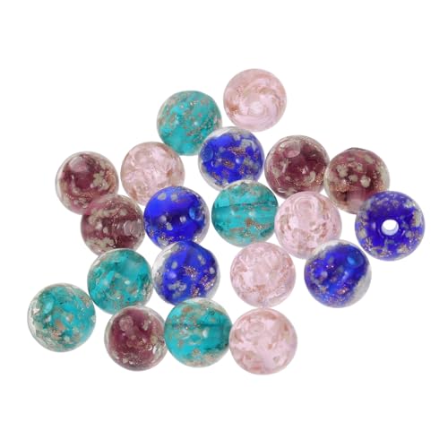Gatuida 20Stücke Leuchtende Glasperlen für DIY Schmuck Handgefertigte Runde Perlen in Farben für Armbänder und Kreative Bastelprojekte Gatuida 20Stücke Leuchtende Glasperlen für DIY Schmuck Handgefertigte Runde Perlen in Farben für Armbänder und Kreative Bastelprojekte von Gatuida
