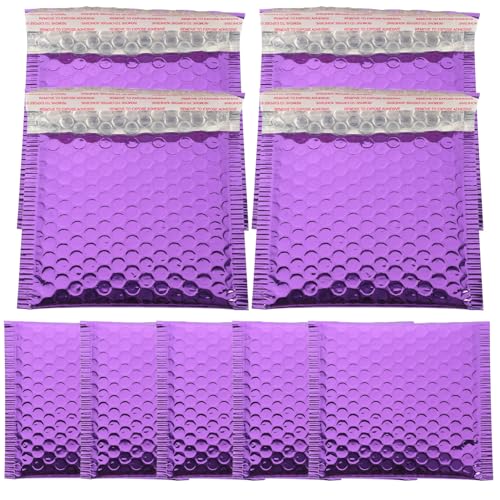 Gatuida 20Stücke Selbstklebende Blasenumschläge Praktische Versandtaschen für und Versand Strapazierfähige und Wasserdichte Versandverpackung von Gatuida