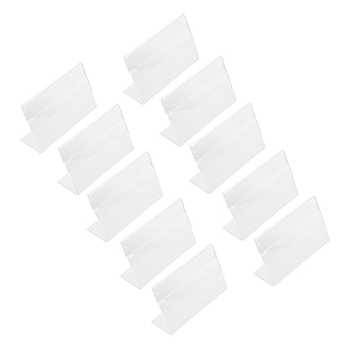 Gatuida 20Stücke Teilige Förmige Acryl Preisschildständer Klarer Etikettenhalter für Supermarkt Büro Hochzeit und Veranstaltungen Robust und Langlebig Gatuida 20Stücke Teilige Förmige Acryl Preisschildständer Klarer Etikettenhalter für Supermarkt Büro Hochzeit und Veranstaltungen Robust und Langlebig von Gatuida