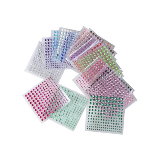 Gatuida 24 Blatt Selbstklebende Acryl Kristallsteine Mix DIY Nail Art Gesicht Körper Sticker für Karneval Festival Party Dekoration und Bastelverzierung Gatuida 24 Blatt Selbstklebende Acryl Kristallsteine Mix DIY Nail Art Gesicht Körper Sticker für Karneval Festival Party Dekoration und Bastelverzierung von Gatuida