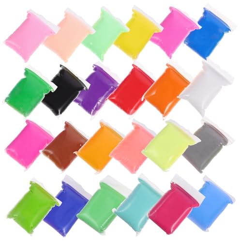 Gatuida 24 Packungen Modelliermasse Farben Ultraleicht Polymer Clay für DIY Basteln Kreativ Ungiftig für Kleinkinder und Handwerksprojekte von Gatuida