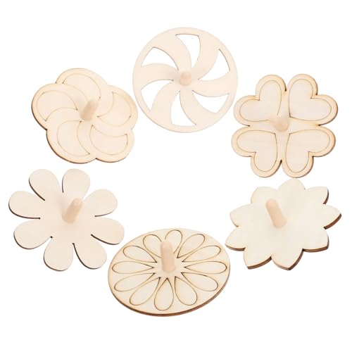 Gatuida 24 Stck Teiliges Holz Gyroskop Bastelset Blankes DIY mit Glatter Oberfläche Kreative Malvorlage Unvollendete Holzkreisel zum Bemalen und Gestalten Sicher für Jungen und Mädchen Gatuida 24 Stck Teiliges Holz Gyroskop Bastelset Blankes DIY mit Glatter Oberfläche Kreative Malvorlage Unvollendete Holzkreisel zum Bemalen und Gestalten Sicher für Jungen und Mädchen von Gatuida