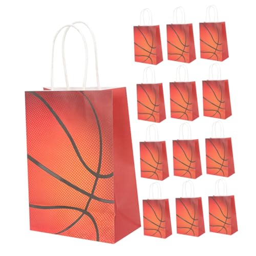 Gatuida 24 Stück Basketball Geschenktüten mit Griff Robuste Papiertüten für Partys Süßigkeiten für Basketball Mottos und Veranstaltungen Gatuida 24 Stück Basketball Geschenktüten mit Griff Robuste Papiertüten für Partys Süßigkeiten für Basketball Mottos und Veranstaltungen von Gatuida