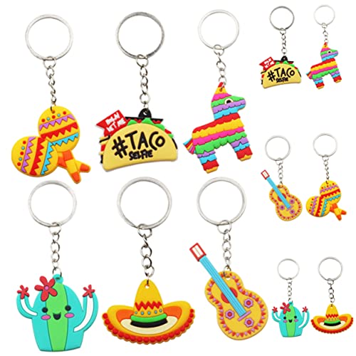Gatuida 24 Stück Mexikanische Fiesta Schlüsselanhänger Lustige Cartoon Schlüsselringe für Partys Dekoration Gastgeschenke für Mexikanische Themenfeiern und Karneval Gatuida 24 Stück Mexikanische Fiesta Schlüsselanhänger Lustige Cartoon Schlüsselringe für Partys Dekoration Gastgeschenke für Mexikanische Themenfeiern und Karneval von Gatuida