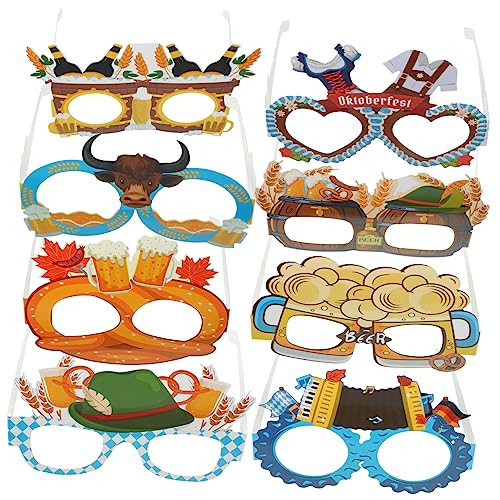 Gatuida 24 Stück Papierbrillen für Oktoberfest Lustige Foto Requisiten und Partydekoration Leicht und Bequem für Feiern und Unvergessliche Gatuida 24 Stück Papierbrillen für Oktoberfest Lustige Foto Requisiten und Partydekoration Leicht und Bequem für Feiern und Unvergessliche von Gatuida