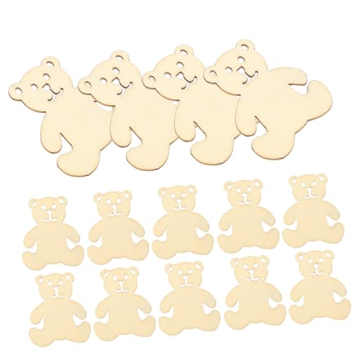Gatuida 24 Stück Teiliges DIY Holzscheiben Bärform Unbehandelte Holzstücke Leicht zu Bemalen Kinderfreundliche Basteldekoration für Herbstpartys und Erntedankfest Gatuida 24 Stück Teiliges DIY Holzscheiben Bärform Unbehandelte Holzstücke Leicht zu Bemalen Kinderfreundliche Basteldekoration für Herbstpartys und Erntedankfest von Gatuida