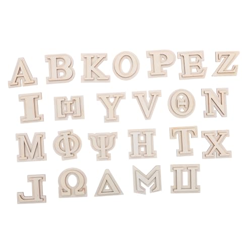 Gatuida 24 Stück Teiliges Doppellagiger Holzbuchstaben Natürliche Griechische Alphabete zum Bemalen Stabile Diy-holzbuchstaben für Wanddekoration und Kreative Bastelprojekte Gatuida 24 Stück Teiliges Doppellagiger Holzbuchstaben Natürliche Griechische Alphabete zum Bemalen Stabile Diy-holzbuchstaben für Wanddekoration und Kreative Bastelprojekte von Gatuida