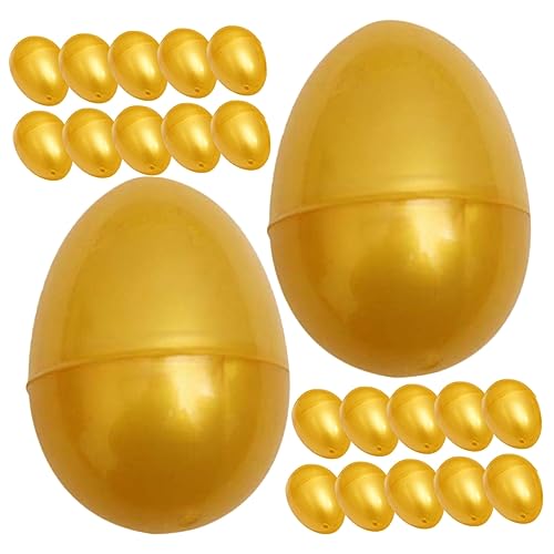 Gatuida 24 Stück Teiliges Goldene Kunststoff Eier Nachfüllbare Ostereier für Vielseitige Geschenkverpackung Sichere Glatte Oberfläche für Osterparty DIY Basteln Preisverleihung Gatuida 24 Stück Teiliges Goldene Kunststoff Eier Nachfüllbare Ostereier für Vielseitige Geschenkverpackung Sichere Glatte Oberfläche für Osterparty DIY Basteln Preisverleihung von Gatuida