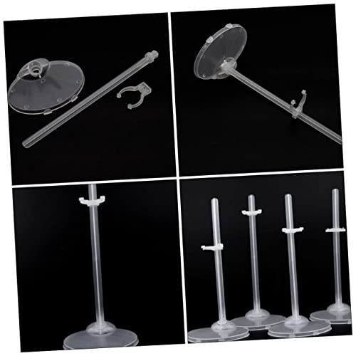 Gatuida 24 Stück Teiliges Puppenständer Transparent Stabiler Doll Holder Organizer mit Rutschfestem Griff Vielseitig für Puppen Figuren Models zum Präsentieren und Verschenken von Gatuida