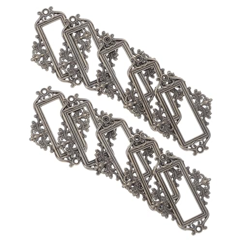 Gatuida 24 Stück Teiliges Retro Metall Etikettenhalter Vintage Visitenkartenrahmen für Schubladen Schränke Aktenordner Büro Heimgebrauch Antike Namensschildhalter für Möbel und Schubladen Gatuida 24 Stück Teiliges Retro Metall Etikettenhalter Vintage Visitenkartenrahmen für Schubladen Schränke Aktenordner Büro Heimgebrauch Antike Namensschildhalter für Möbel und Schubladen von Gatuida
