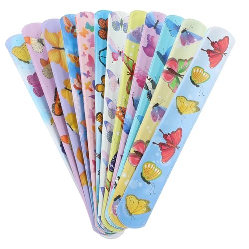Gatuida 24 Stück Teiliges Schnapparmband mit Schmetterlingsmuster Bunte Klatscharmbänder mit Glatter Oberfläche Sichere Partygeschenke für Geburtstage und Mottopartys Gatuida 24 Stück Teiliges Schnapparmband mit Schmetterlingsmuster Bunte Klatscharmbänder mit Glatter Oberfläche Sichere Partygeschenke für Geburtstage und Mottopartys von Gatuida