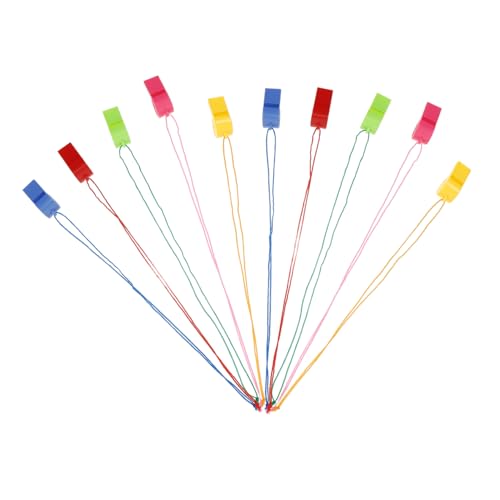 Gatuida 24Stücke Bunte Pfeifen mit Lanyard Tragbare Schiedsrichterpfeifen für Jubelpfiffe für Sport Training und Notfälle Farben Zufällig Assortiert Gatuida 24Stücke Bunte Pfeifen mit Lanyard Tragbare Schiedsrichterpfeifen für Jubelpfiffe für Sport Training und Notfälle Farben Zufällig Assortiert von Gatuida