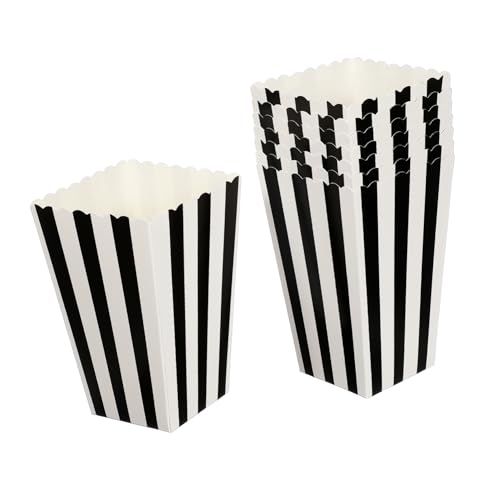 Gatuida 24Stücke Popcorn Boxen Halter für Kino und Partys Papiertüten im Streifenmuster Snack Container für Snacks Hochzeitsbevorzugungen und Tischdekorationen Gatuida 24Stücke Popcorn Boxen Halter für Kino und Partys Papiertüten im Streifenmuster Snack Container für Snacks Hochzeitsbevorzugungen und Tischdekorationen von Gatuida