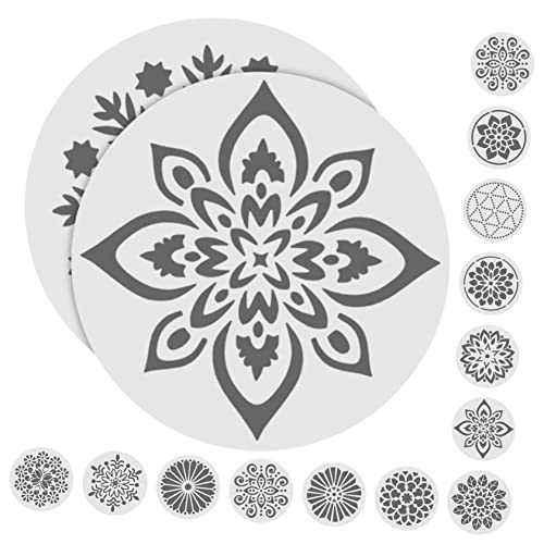 Gatuida 24Stücke Teiliges Mandala Malerei Schablonen Wiederverwendbare Schablonen für DIY Wandkunst und Bastelprojekte für Feste und Schulprojekte Gatuida 24Stücke Teiliges Mandala Malerei Schablonen Wiederverwendbare Schablonen für DIY Wandkunst und Bastelprojekte für Feste und Schulprojekte von Gatuida