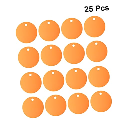 Gatuida 25 Stück Aluminiumlegierung Haustieranhänger Runde Blanko Tags für DIY Hunde Id Marken Orange Kratzfest Rostfrei Leicht und Praktisch für Haustiere Gatuida 25 Stück Aluminiumlegierung Haustieranhänger Runde Blanko Tags für DIY Hunde Id Marken Orange Kratzfest Rostfrei Leicht und Praktisch für Haustiere von Gatuida