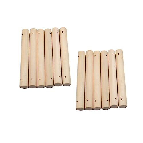 Gatuida 25 Stück Runde Holzstäbe für DIY Projekte Robuste Holzstäbchen für Bastelarbeiten Modellbau und Haustierleiter Herstellung Gatuida 25 Stück Runde Holzstäbe für DIY Projekte Robuste Holzstäbchen für Bastelarbeiten Modellbau und Haustierleiter Herstellung von Gatuida