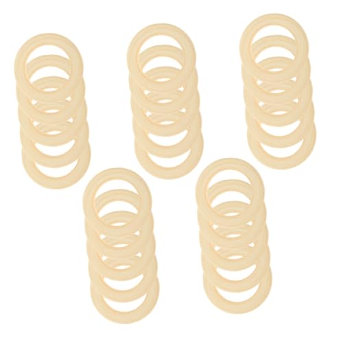 Gatuida 25 Stück Teiliges Große Holzringe aus Hochwertigem Naturholz für DIY Basteln Glatte Oberfläche Robust und Langlebig für Makramee Schmuckherstellung und Handwerksprojekte Gatuida 25 Stück Teiliges Große Holzringe aus Hochwertigem Naturholz für DIY Basteln Glatte Oberfläche Robust und Langlebig für Makramee Schmuckherstellung und Handwerksprojekte von Gatuida