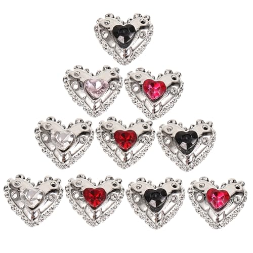 Gatuida 25 Stück Teiliges Nail Charms Herzförmig mit Strassstein Dekoration Kawaii DIY Nagelschmuck für Maniküre Geeignet für Partys Hochzeiten Geburtstage Nagelkunst Zubehör Gatuida 25 Stück Teiliges Nail Charms Herzförmig mit Strassstein Dekoration Kawaii DIY Nagelschmuck für Maniküre Geeignet für Partys Hochzeiten Geburtstage Nagelkunst Zubehör von Gatuida