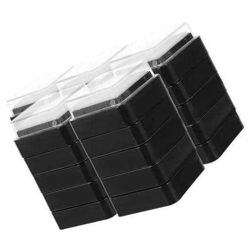 Gatuida 25 Stück Teiliges Quadratisches Stempelkissen Abwaschbare Ungiftige DIY Stempelfarbe für Scrapbooking Handliche Ink Pads mit Sicherem Kratzfreiem Aufbewahrungsetui von Gatuida