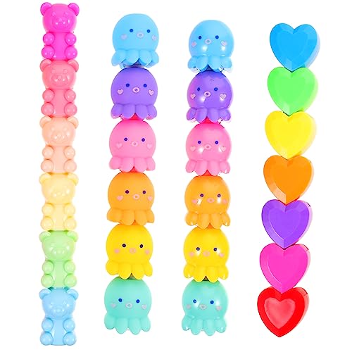 Gatuida 25 Stück Teiliges Stapelbare Cartoon Hochlighter Bunte Marker für Schüler Büroaccessoires und Kreative Notizen für Schule und Arbeit Gatuida 25 Stück Teiliges Stapelbare Cartoon Hochlighter Bunte Marker für Schüler Büroaccessoires und Kreative Notizen für Schule und Arbeit von Gatuida