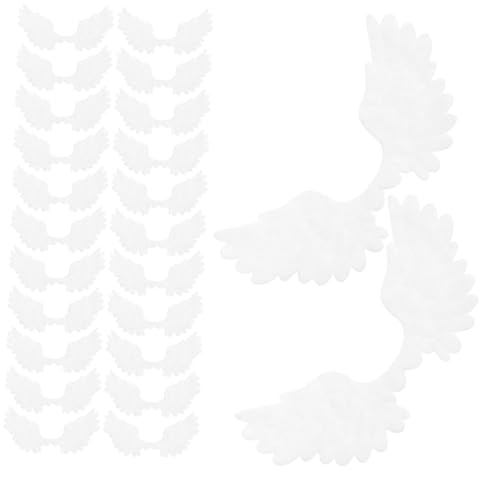 Gatuida 25 Stück Teiliges Weiße Engelsflügel Aufnäher aus Filz Niedliche Flügel Applikationen zum Basteln und Verzieren von Kinderkleidung Hüten Taschen und DIY accessoires Hautfreundlich Gatuida 25 Stück Teiliges Weiße Engelsflügel Aufnäher aus Filz Niedliche Flügel Applikationen zum Basteln und Verzieren von Kinderkleidung Hüten Taschen und DIY accessoires Hautfreundlich von Gatuida