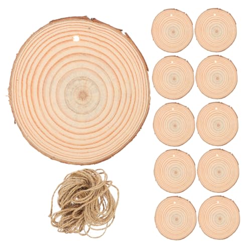 Gatuida 25 Stück Unbehandelte Natürliche Holzscheiben mit Juteschnur Diy Deko für Hochzeiten Tischkarten und Kreative Projekte Gatuida 25 Stück Unbehandelte Natürliche Holzscheiben mit Juteschnur Diy Deko für Hochzeiten Tischkarten und Kreative Projekte von Gatuida