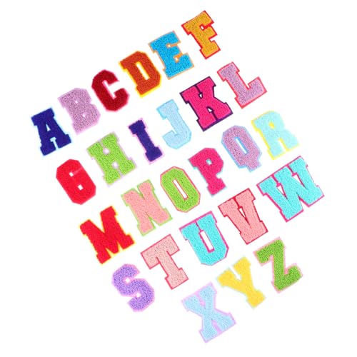 Gatuida 26 Stück Teiliges Buchstaben Aufnäher zum Aufnähen Bestickte Patches für Kleidung DIY Modische und Langlebige Applikationen zur Textilreparatur und Verzierung Gatuida 26 Stück Teiliges Buchstaben Aufnäher zum Aufnähen Bestickte Patches für Kleidung DIY Modische und Langlebige Applikationen zur Textilreparatur und Verzierung von Gatuida