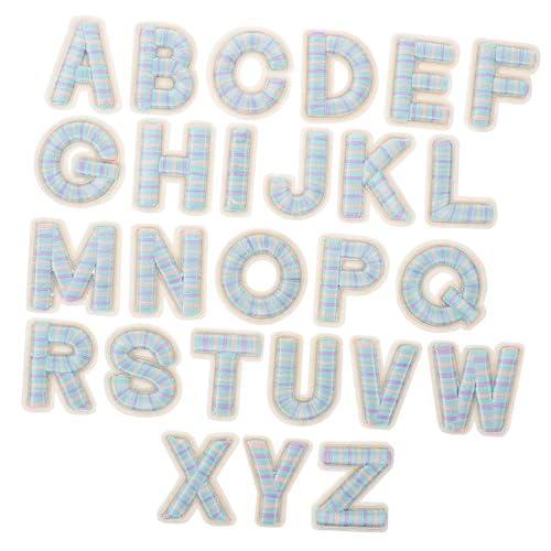 Gatuida 26 Stück Teiliges Bügelbild Buchstaben Patches zum Aufbügeln und Nähen Stoffaufnäher für Kleidung DIY Flexible Textilbuchstaben zum Verzieren und Reparieren von Kleidungsstücken Gatuida 26 Stück Teiliges Bügelbild Buchstaben Patches zum Aufbügeln und Nähen Stoffaufnäher für Kleidung DIY Flexible Textilbuchstaben zum Verzieren und Reparieren von Kleidungsstücken von Gatuida