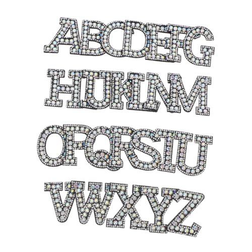 Gatuida 26Stücke Strass Aufnäher zum Aufbügeln Glitzernde Alphabet Applikationen für Kleidung Taschen Hüte und DIY Projekte Zuverlässige Haftung für Vielseitige Dekoration Gatuida 26Stücke Strass Aufnäher zum Aufbügeln Glitzernde Alphabet Applikationen für Kleidung Taschen Hüte und DIY Projekte Zuverlässige Haftung für Vielseitige Dekoration von Gatuida
