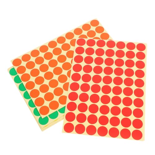 Gatuida 2800 Stück Teiliges Rundes Farbcodierungs-etiketten- Bunte Klebepunkte Selbstklebende Aufkleber für Büro Schule Organisation Vielseitig Haftend Papier Kunststoff Stoff Gatuida 2800 Stück Teiliges Rundes Farbcodierungs-etiketten- Bunte Klebepunkte Selbstklebende Aufkleber für Büro Schule Organisation Vielseitig Haftend Papier Kunststoff Stoff von Gatuida