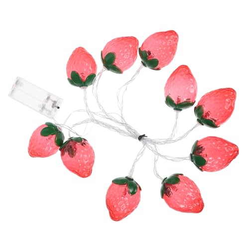 Gatuida 2M LED Batterie Betriebene Innen und Außenbeleuchtung für Garten Hochzeit Terrasse Party Dekoration mit Realistischem Erdbeerdesign Gatuida 2M LED Batterie Betriebene Innen und Außenbeleuchtung für Garten Hochzeit Terrasse Party Dekoration mit Realistischem Erdbeerdesign von Gatuida