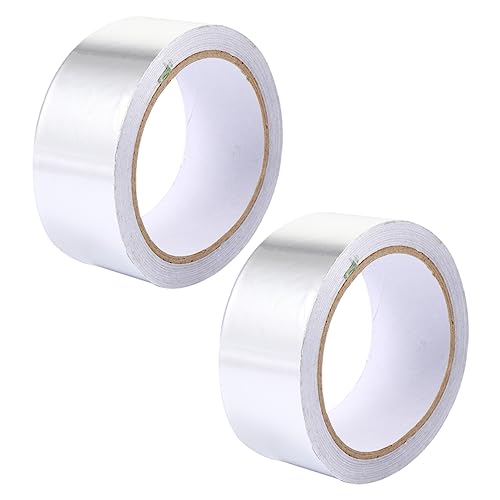 Gatuida 2Stücke Aluminiumfolien Klebeband Hochtemperaturbeständig und Feuerfest für Abdichtungen Küche Bad und Fahrzeugen Gatuida 2Stücke Aluminiumfolien Klebeband Hochtemperaturbeständig und Feuerfest für Abdichtungen Küche Bad und Fahrzeugen von Gatuida