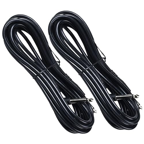 Gatuida 2Stücke Gitarren Audiokabel mit Gebogenem Stecker Hochwertiges Verbindungszubehör für Musikinstrumente für Gitarre und Lautsprecher von Gatuida