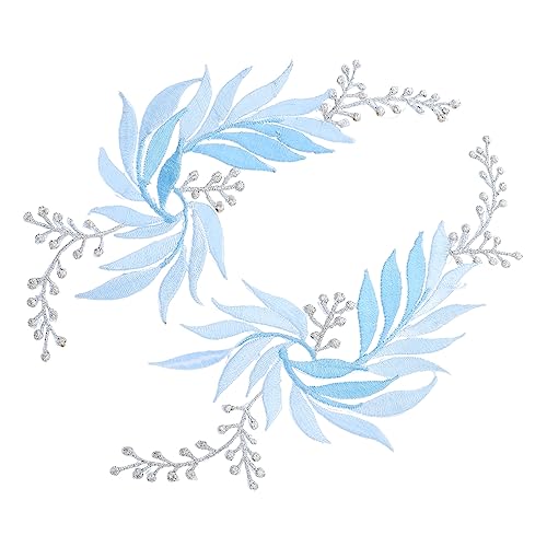 Gatuida 2Stücke Stickerei Design Patches für Kleidung Applique Dekorationen zum Aufnähen und Reparieren von Jeans und Rucksäcken Elegant und Leicht zu Verwenden von Gatuida