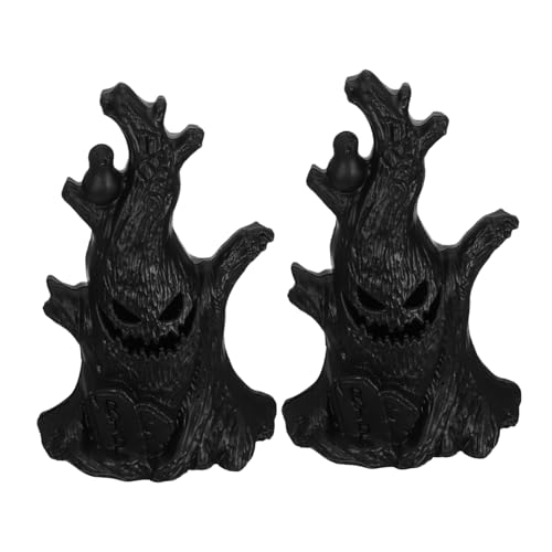 Gatuida 2stücke Geisterbaum-Dekoration Für Halloween Tisch Und Innenbereichsdekoration Mit Leuchtlichteffekt Gruselige Baumlampe Für Party Und Herbstfestdekoration von Gatuida