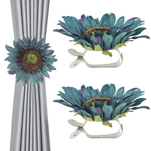 Gatuida 2stücke Vorhangklammern Sonnenblumen-Design Gardinenhalterklammer Gardinenraffhalterklammer Gardinenzubehör Für Wohnzimmer Schlafzimmer Küche Gatuida 2stücke Vorhangklammern Sonnenblumen-Design Gardinenhalterklammer Gardinenraffhalterklammer Gardinenzubehör Für Wohnzimmer Schlafzimmer Küche von Gatuida