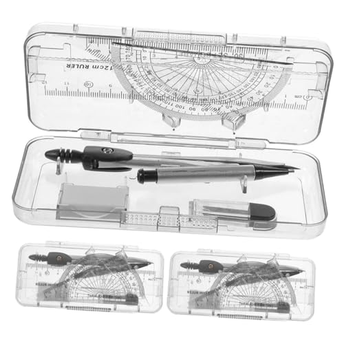 Gatuida 3 Boxen Kompaktes Set mit und Lineal Teiliges Zeichentool für Schule und Büro Integriertem Radiergummi für Schüler Lehrer und Ingenieure Gatuida 3 Boxen Kompaktes Set mit und Lineal Teiliges Zeichentool für Schule und Büro Integriertem Radiergummi für Schüler Lehrer und Ingenieure von Gatuida
