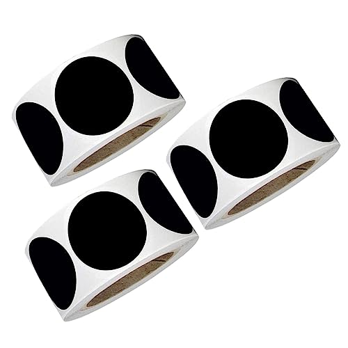 Gatuida 3 Rollen Runde Wasserdichte Kreidetafel Aufkleber mit Etiketten pro Rolle Selbstklebend für Küche DIY Projekte und Dekoration von Gatuida