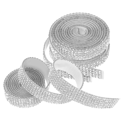 Gatuida 3 Rollen Selbstklebende Strassband Glitzersteine Dekoband mit Starkem Kleber für DIY Textilien Kleidung Accessoires Auto Verschönerung in Reihen Reihen Gatuida 3 Rollen Selbstklebende Strassband Glitzersteine Dekoband mit Starkem Kleber für DIY Textilien Kleidung Accessoires Auto Verschönerung in Reihen Reihen von Gatuida