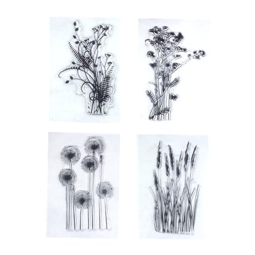 Gatuida 3 STÜCKE Teiliges Transparentes Silikonstempel mit Vintage Pflanzenmotiven Wiederverwendbar Hautfreundlich für DIY Scrapbooking Fotoalben Tagebücher und Kartenherstellung Gatuida 3 STÜCKE Teiliges Transparentes Silikonstempel mit Vintage Pflanzenmotiven Wiederverwendbar Hautfreundlich für DIY Scrapbooking Fotoalben Tagebücher und Kartenherstellung von Gatuida