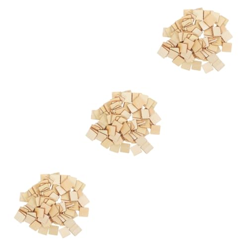Gatuida 3 Sätze Diy Holzblöcke Unvollendete Quadratische Holzscheiben Für Bastelprojekte Naturholz Für Kreative Handarbeiten Dekoration Für Hochzeiten Partys Und Zuhause 100 Stück * 3 von Gatuida