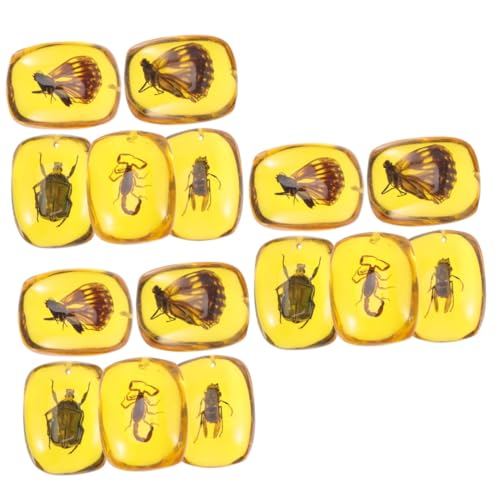 Gatuida 3 Sätze Diy Ohrring Bernsteinanhänger Schmuckherstellung Ohrringanhänger Schmuckdesign Bernstein Muster Anhänger - Halskettenanhänger Schmuckzubehör Harz. 5 Stück * 3 Gatuida 3 Sätze Diy Ohrring Bernsteinanhänger Schmuckherstellung Ohrringanhänger Schmuckdesign Bernstein Muster Anhänger - Halskettenanhänger Schmuckzubehör Harz. 5 Stück * 3 von Gatuida