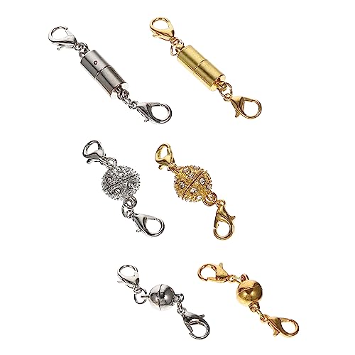 Gatuida 3 Sätze Magnetische Schmuckverschlüsse Lobster Karabiner Verschlüsse Für Diy Halsketten Und Armbänder Einfache Handhabung Modisches Design Langlebige Metalllegierung 6 Paare * 3 Gatuida 3 Sätze Magnetische Schmuckverschlüsse Lobster Karabiner Verschlüsse Für Diy Halsketten Und Armbänder Einfache Handhabung Modisches Design Langlebige Metalllegierung 6 Paare * 3 von Gatuida