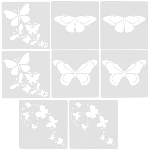 Gatuida 3 Sätze Teiliges Schmetterlings Design Schablonen Für Kreative Bastelarbeiten Wiederverwendbare Malvorlagen Langlebigem Für Scrapbooking Und Dekoration 8 Stück * 3 von Gatuida