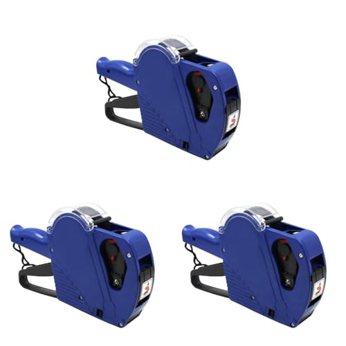 Gatuida 3 StüCk Preisauszeichner, Etiketten 1 Linie 8 Zeichen und Ziffern MX-5500, 24 x 3 x 14 cm Preisschilder, Preisauszeichner GeräT Verwendung im BüRo, Blau Gatuida 3 StüCk Preisauszeichner, Etiketten 1 Linie 8 Zeichen und Ziffern MX-5500, 24 x 3 x 14 cm Preisschilder, Preisauszeichner GeräT Verwendung im BüRo, Blau von Gatuida