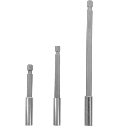 Gatuida 3 Stück Bohrer verlängerung Sechskantschaft Magnetisch aus Hochfestem Kohlenstoffstahl Verstärkte Struktur Kompatibel mit Standard bohrern und Schraubendrehern Langlebig und Gatuida 3 Stück Bohrer verlängerung Sechskantschaft Magnetisch aus Hochfestem Kohlenstoffstahl Verstärkte Struktur Kompatibel mit Standard bohrern und Schraubendrehern Langlebig und von Gatuida