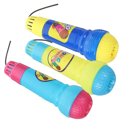 Gatuida 3 Stück Echo Mikrofon Teiliges aus Sicherem Kunststoff Farbenfrohes Bühnenrequisit für Geburtstagsfeiern Partyzubehör und Batteriefrei und Langlebig Zufällige Zufällige Farbe Gatuida 3 Stück Echo Mikrofon Teiliges aus Sicherem Kunststoff Farbenfrohes Bühnenrequisit für Geburtstagsfeiern Partyzubehör und Batteriefrei und Langlebig Zufällige Zufällige Farbe von Gatuida