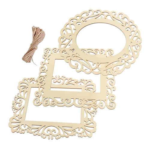 Gatuida 3 Stück Holzchip Rahmen dekoring weihnachten weihnacjtsdeko Holzschmuck geburtstagsdeko fensterdekoration Holzspan Holzverzierung unvollendeter Holzausschnitt Holzanhänger hölzern Gatuida 3 Stück Holzchip Rahmen dekoring weihnachten weihnacjtsdeko Holzschmuck geburtstagsdeko fensterdekoration Holzspan Holzverzierung unvollendeter Holzausschnitt Holzanhänger hölzern von Gatuida
